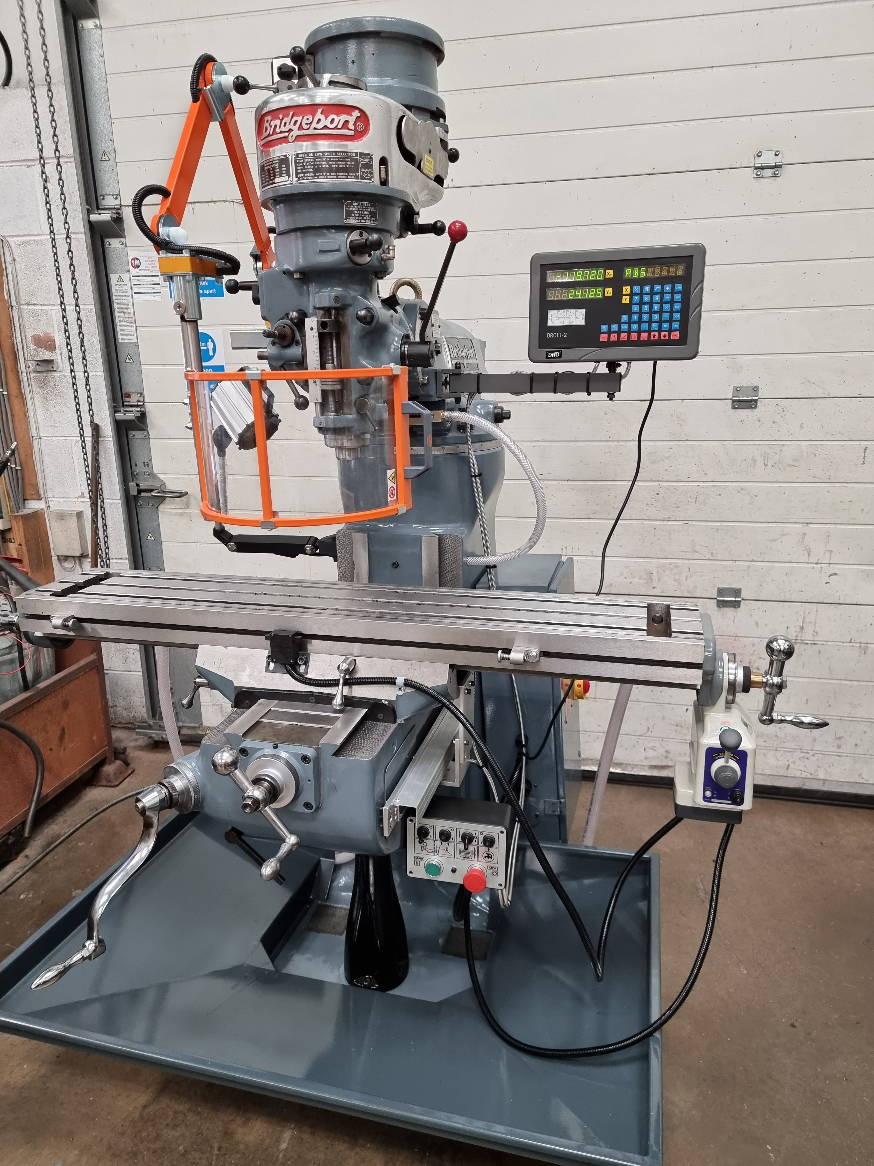 2 axis Digital readout system with Magnetic scales to suit the Bridgep ...