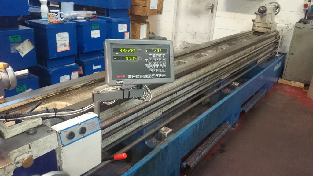 Broadbent Stanley lathe Digital Readout system – gtprecision