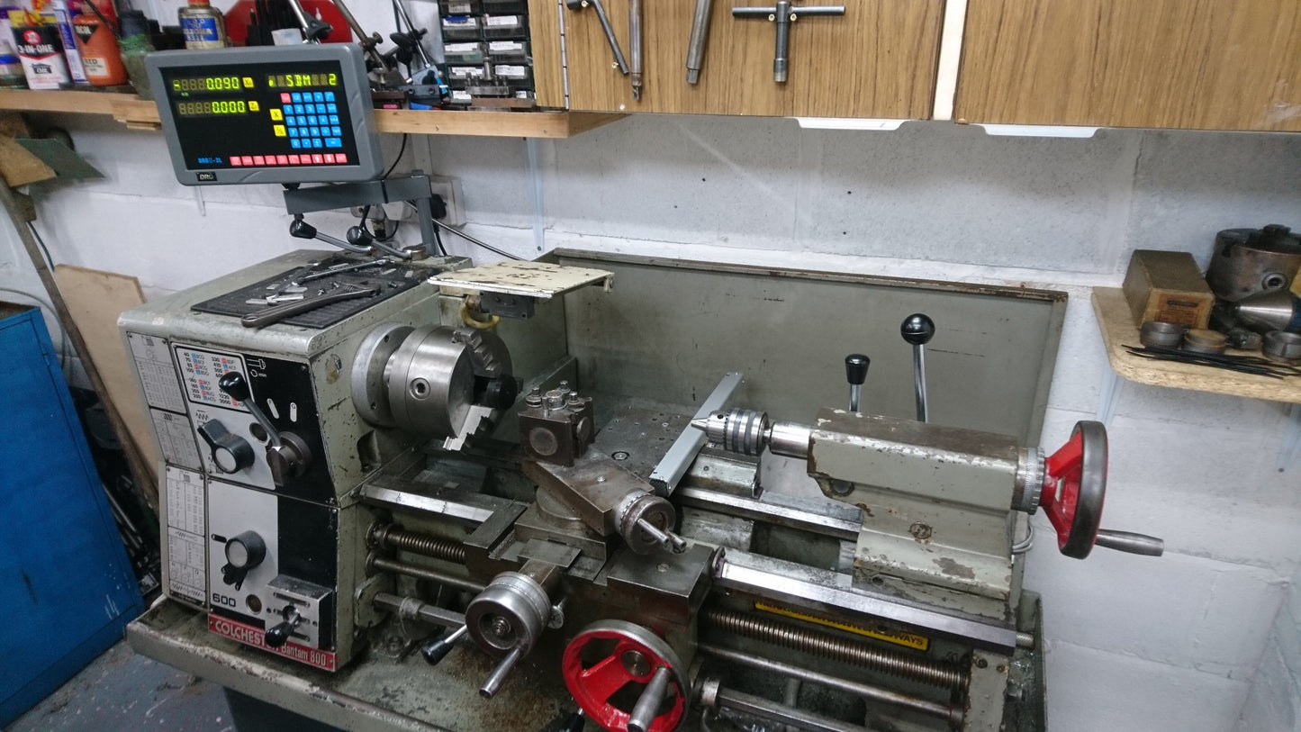 Colchester Student lathe Digital Readout system 2 axis