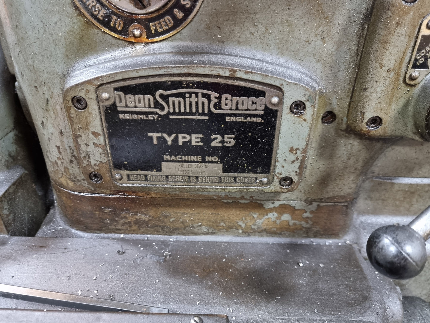 Dean Smith Grace Type 25 lathe Digital Readout system