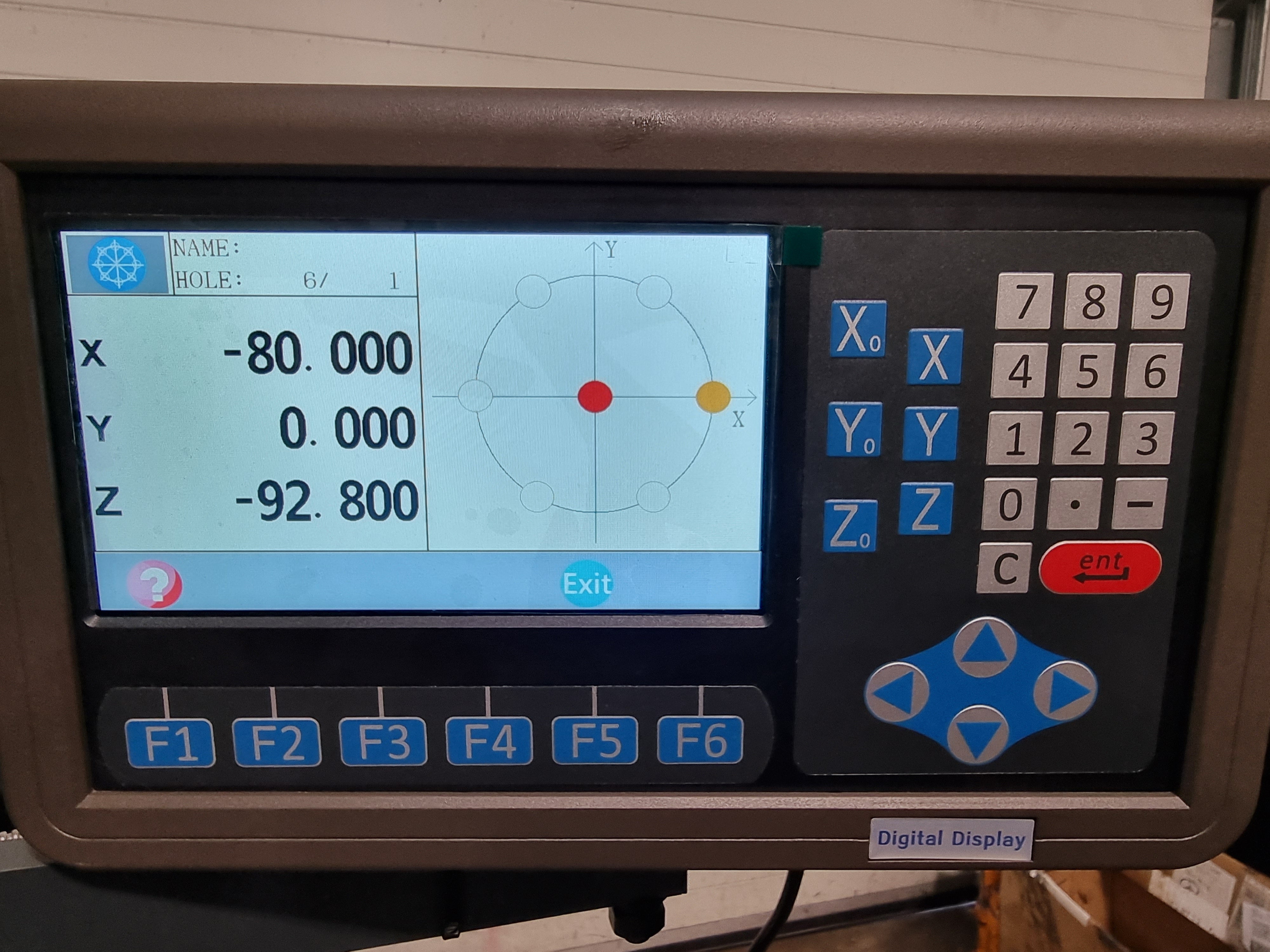 Display Readout 4 axis Digital Readout system with LCD console to suit the Bridgeport ...