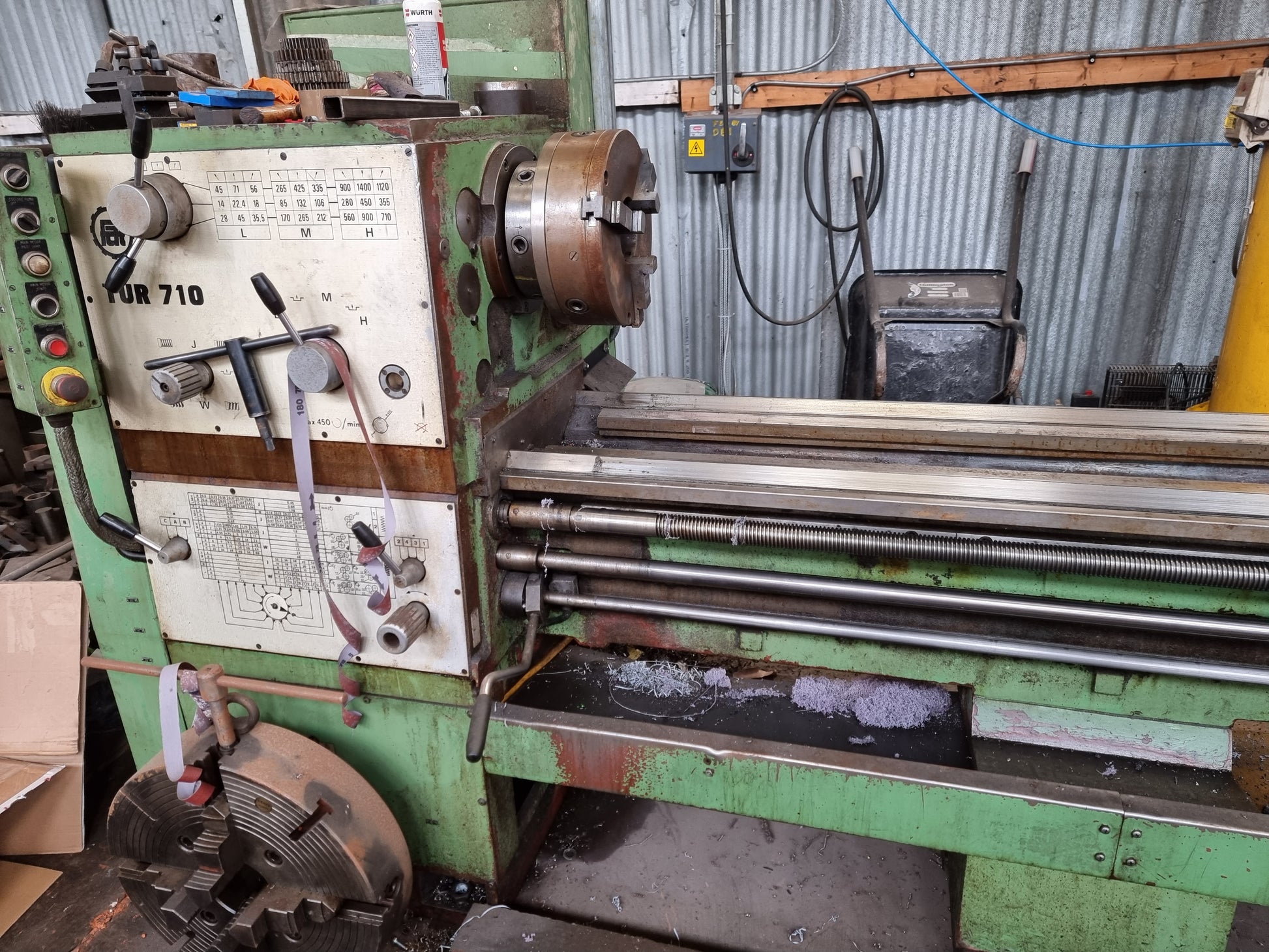 TUR-lathe-spindle-gearbox